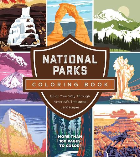 Cover image for National Parks Coloring Book