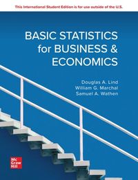 Cover image for Basic Statistics for Business and Economics: 2024 Release ISE