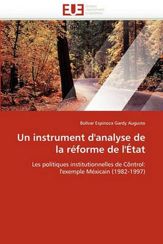 Cover image for Un Instrument D'Analyse de La Reforme de L'Etat