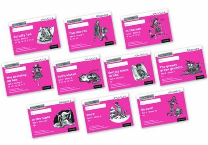 Cover image for Read Write Inc. Phonics: Black and White Pink Set 3 Storybooks Mixed Pack of 10