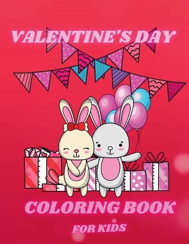 Cover image for Valentine's Day Coloring Book for Kids