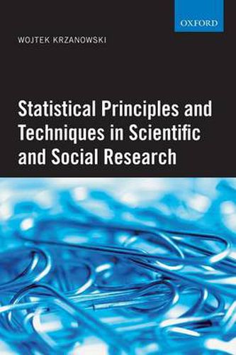 Cover image for Statistical Principles and Techniques in Scientific and Social Research