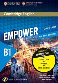 Cover image for Cambridge English Empower for Spanish Speakers B1 Learning Pack (Student's Book with Online Assessment and Practice and Workbook)