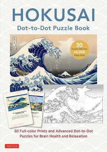 Cover image for Hokusai Dot-to-Dot Puzzle Book