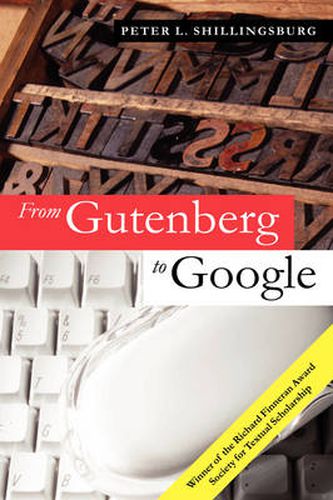 Cover image for From Gutenberg to Google: Electronic Representations of Literary Texts