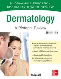 Cover image for McGraw-Hill Specialty Board Review Dermatology A Pictorial Review 3/E