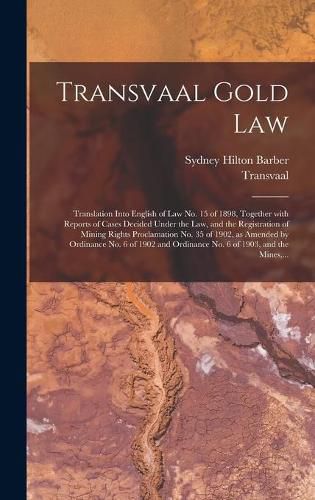 Cover image for Transvaal Gold Law