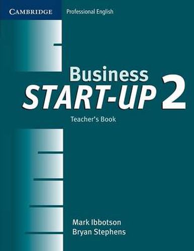 Cover image for Business Start-up 2 Teacher's Book