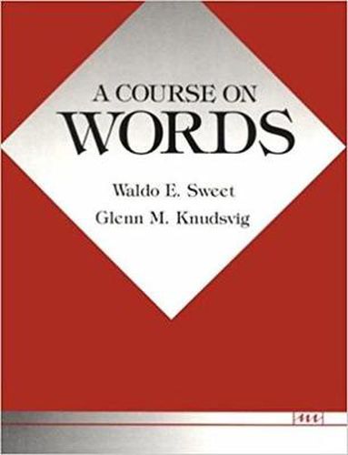 Cover image for A Course on Words