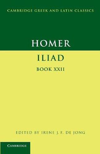 Cover image for Homer: Iliad Book 22