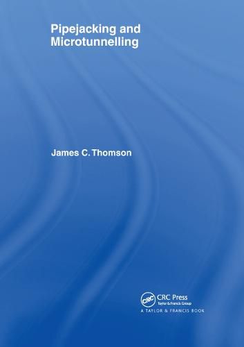 Cover image for Pipejacking & Microtunnelling