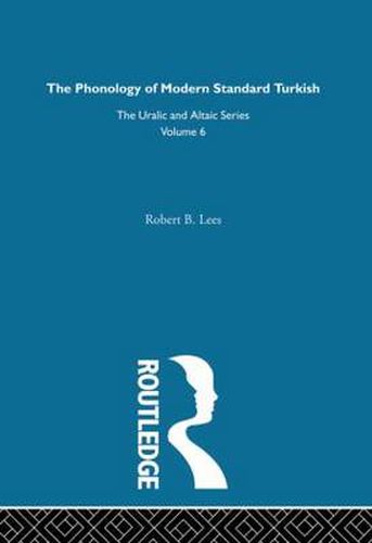 Cover image for The Phonology of Modern Standard Turkish