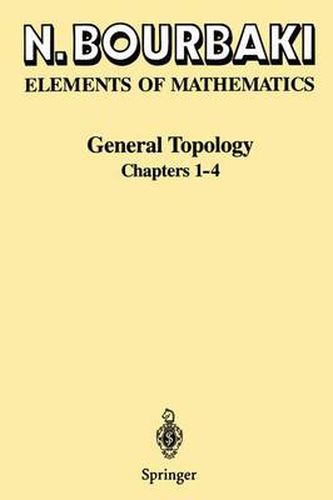 Cover image for General Topology: Chapters 1-4