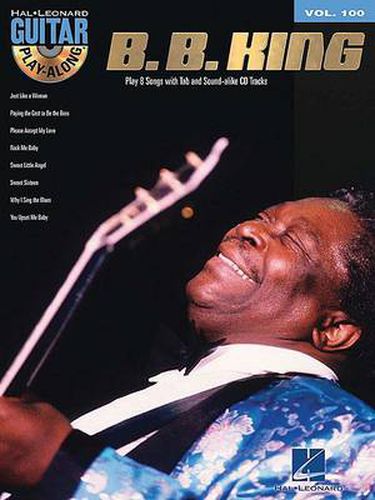 Cover image for B.B. King: Guitar Play-Along Volume 100