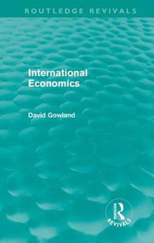 Cover image for International Economics (Routledge Revivals)