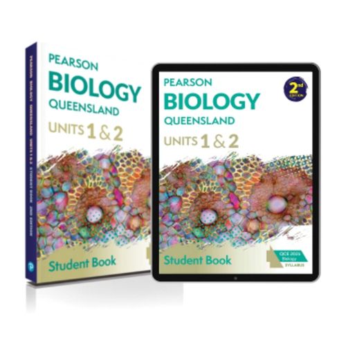 Cover image for Pearson Biology Queensland 11 Student Book with eBook