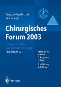 Cover image for 120. Kongress Der Deutschen Gesellschaft Feur Chirurgie