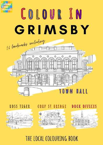 Cover image for Grimsby Colouring Book (A4)