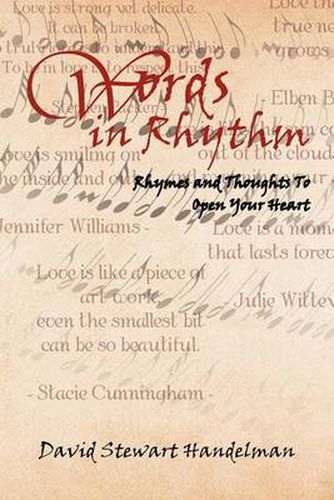 Cover image for Words in Rhythm: Rhymes and Thoughts to Open Your Heart