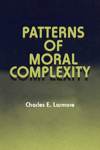 Cover image for Patterns of Moral Complexity