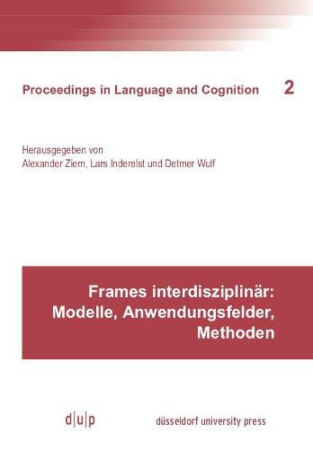 Cover image for Frames interdisziplinar: Modelle, Anwendungsfelder, Methoden