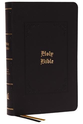 Cover image for KJV, Personal Size Large Print Reference Bible, Vintage Series, Leathersoft, Black, Red Letter, Thumb Indexed, Comfort Print: Holy Bible, King James Version
