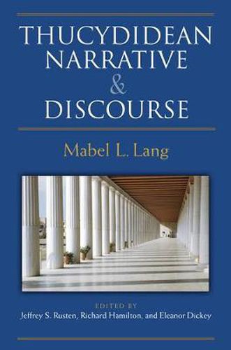 Cover image for Thucydidean Narrative and Discourse
