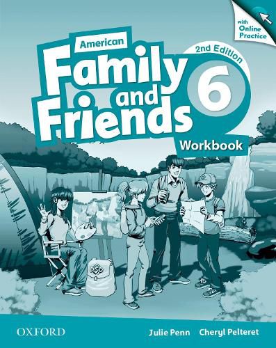 Cover image for American Family and Friends: Level Six: Workbook with Online Practice: Supporting all teachers, developing every child