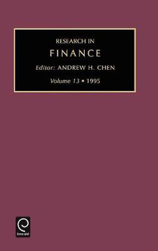 Cover image for Research in Finance
