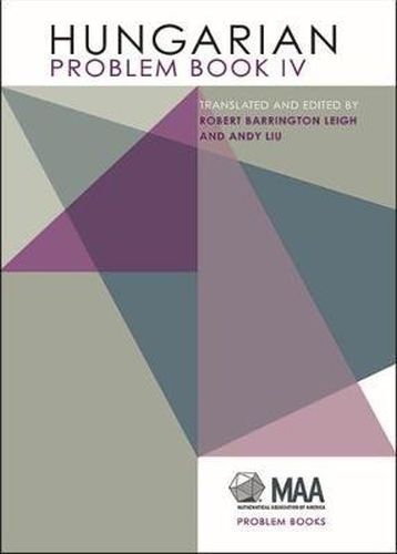 Cover image for Hungarian Problem Book IV