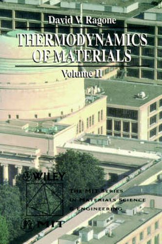 Cover image for Thermodynamics of Materials
