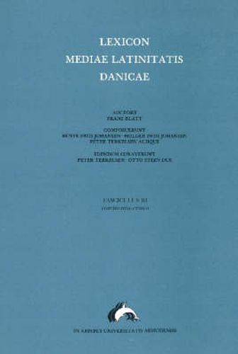 Cover image for Lexicon Mediae Latinitatis Danicae 3: Continentia -- Evinco