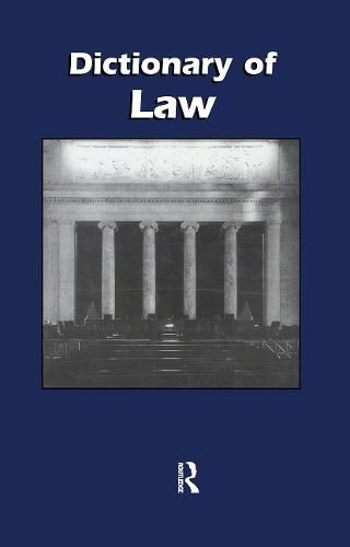 Cover image for Dictionary of Law