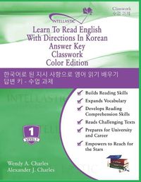 Cover image for Learn To Read English With Directions In Korean Answer Key Classwork