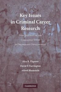 Cover image for Key Issues in Criminal Career Research: New Analyses of the Cambridge Study in Delinquent Development