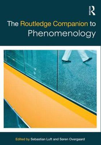 Cover image for The Routledge Companion to Phenomenology