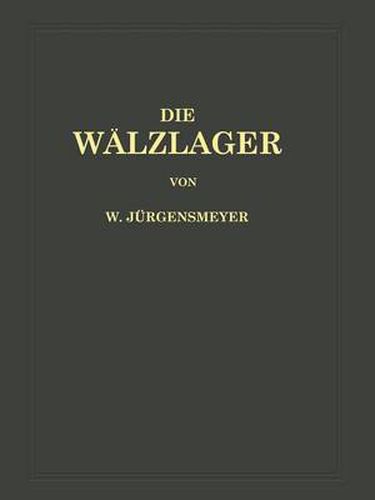 Cover image for Die Walzlager