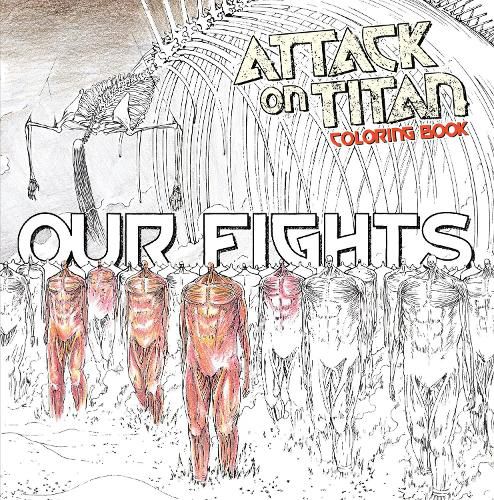 Cover image for Attack on Titan Coloring Book 2: Our Fights