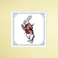 Cover image for The Macmillan Alice: White Rabbit Print