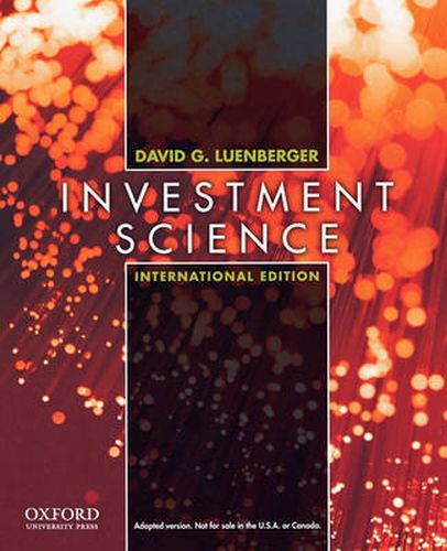 Cover image for Investment Science: International Edition