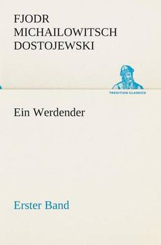 Cover image for Ein Werdender - Erster Band