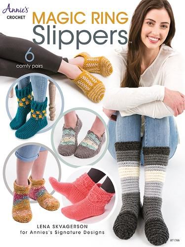 Cover image for Magic Ring Slippers: 6 Comfy Pairs