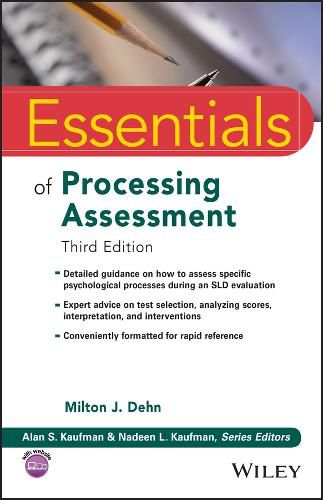 Cover image for Essentials of Processing Assessment, 3rd Edition