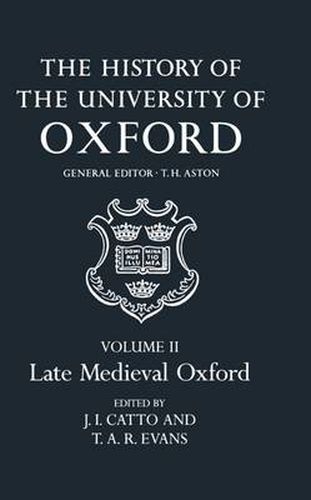 The History of the University of Oxford