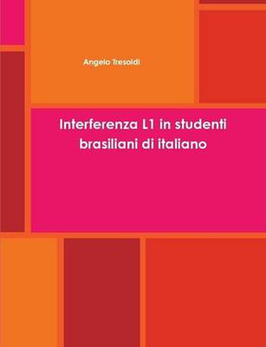 Cover image for Interferenza L1 in Studenti Brasiliani Di Italiano