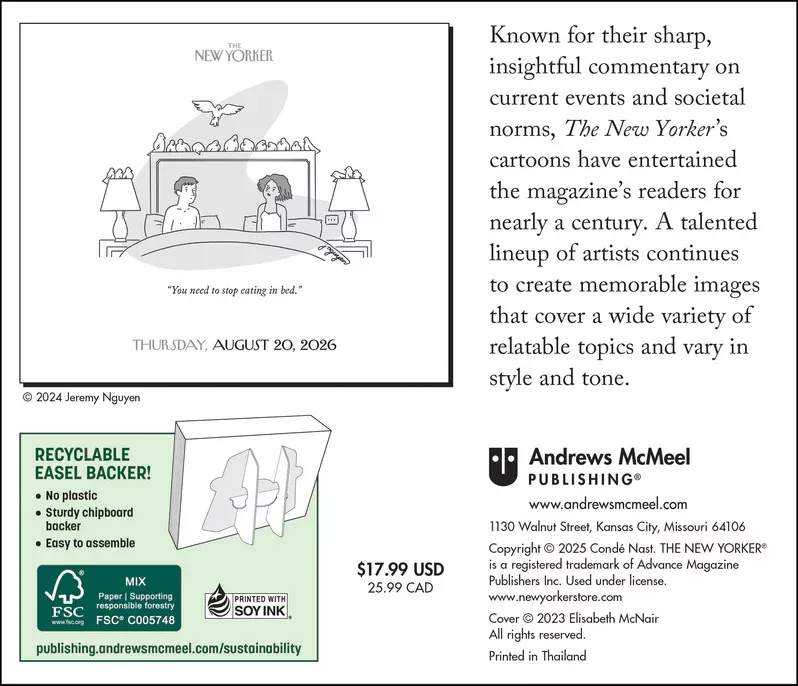 Cartoons from The New Yorker 2026 Day-to-Day Calendar