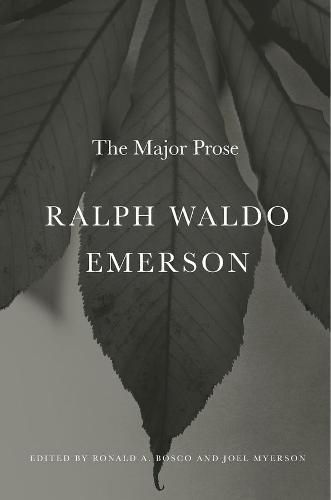 Cover image for Ralph Waldo Emerson: The Major Prose