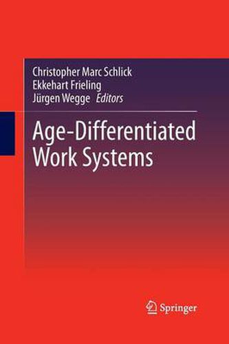 Cover image for Age-Differentiated Work Systems