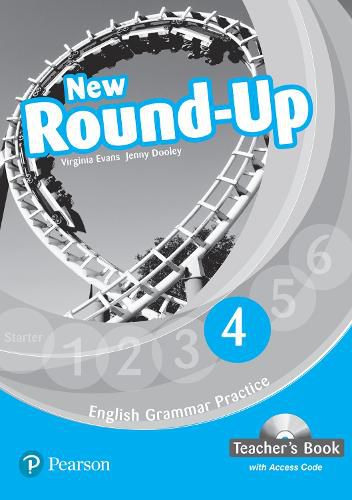 Cover image for New Round Up 4 Teacher's Book with Teacher's Portal Access Code