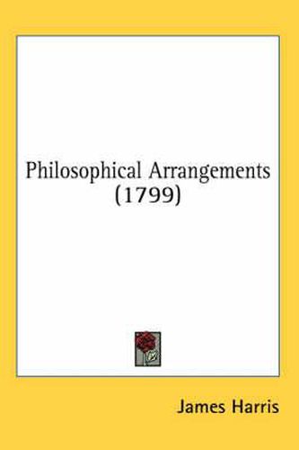 Cover image for Philosophical Arrangements (1799)
